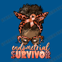 Endometrial Cancer Survivor Afro Messy Bun Classic T-shirt | Artistshot