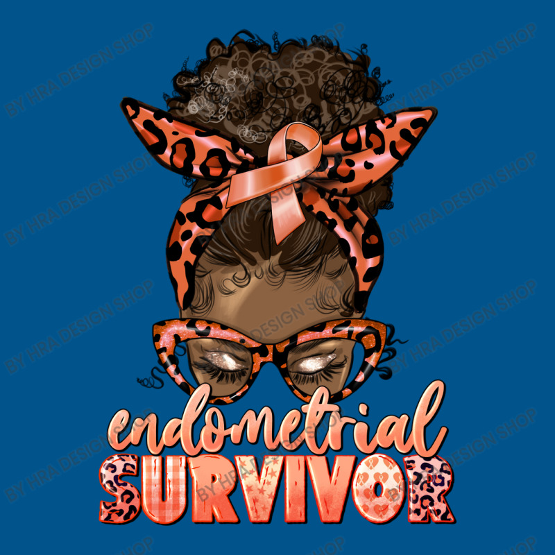 Endometrial Cancer Survivor Afro Messy Bun Classic T-shirt | Artistshot