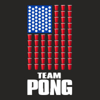 Beer Pong American Flag T Shirt 4th Of July Merica Ladies Fitted T-shirt | Artistshot