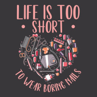 Life Is Short Nail Tech Ladies Nail Arts Love Ladies Curvy T-shirt | Artistshot