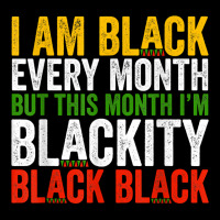 Black History Month This Month I'm Blackity Black V-neck Tee | Artistshot