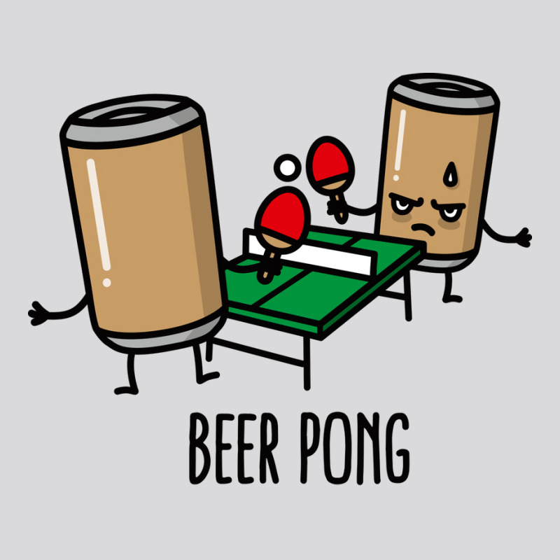 Beer Pong Cartoon Ping Pong Table Tennis Beer Can Women's Triblend Scoop T-shirt by heeryzediane | Artistshot