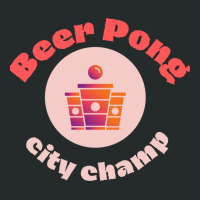 Beer Pong City Champ Love Women's Triblend Scoop T-shirt | Artistshot