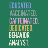 Behavior Analyst Retro Vaccination Design Ladies Fitted T-shirt | Artistshot