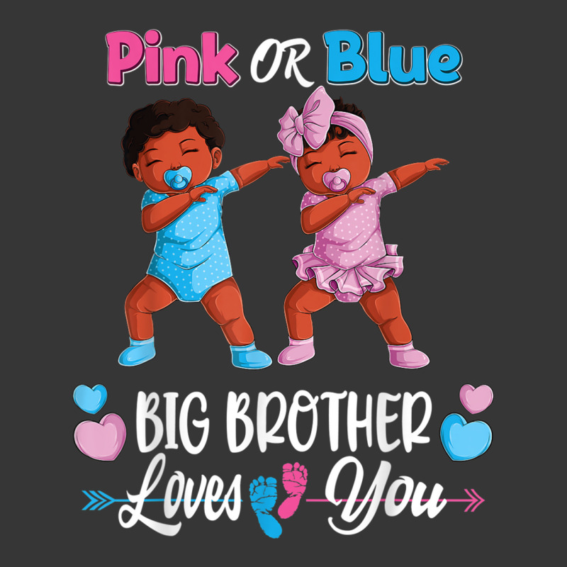 Pink Or Blue Big Brothers Loves You Black Baby Gen Toddler Hoodie by kranendon | Artistshot