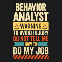 Behavior Analyst Warning Hippie Hoodie & Jogger Set | Artistshot