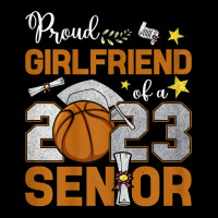 Womens Proud Girlfriend Of A 2023 Senior Basketbal Men's Long Sleeve Pajama Set | Artistshot