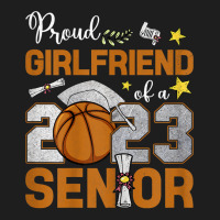 Womens Proud Girlfriend Of A 2023 Senior Basketbal Classic T-shirt | Artistshot