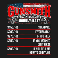 Gunsmith Hourly Rate   Usa Flag Gunsmithing Gun Re Hoodie & Jogger Set | Artistshot