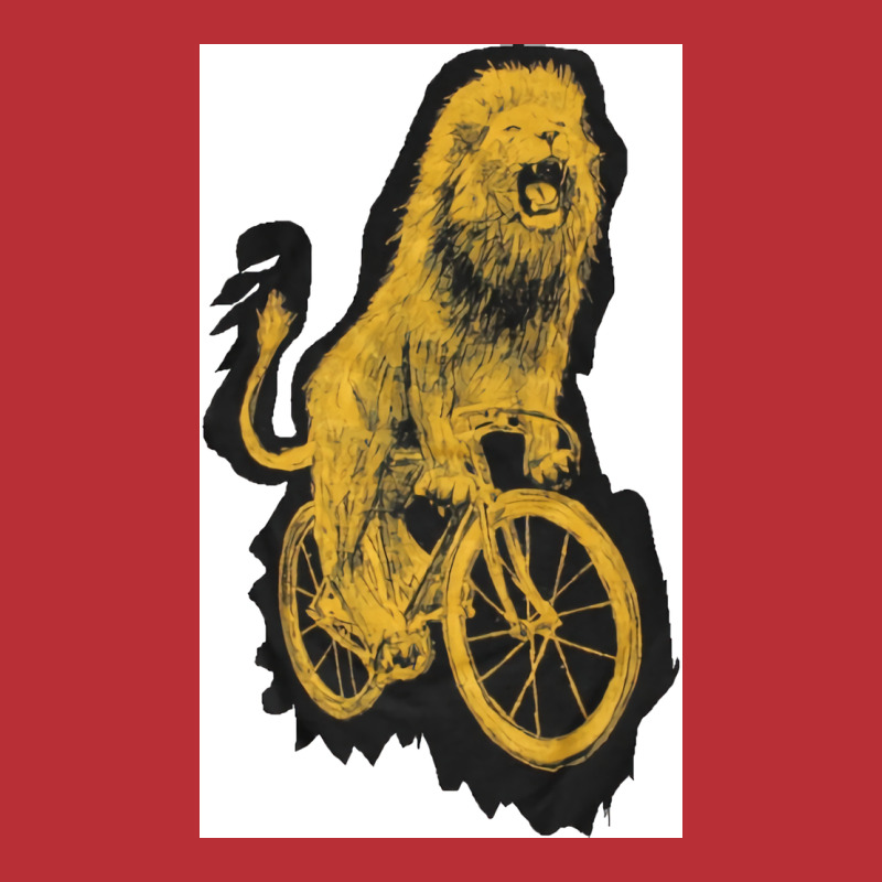 Bicycling Lion Quote T-shirt | Artistshot