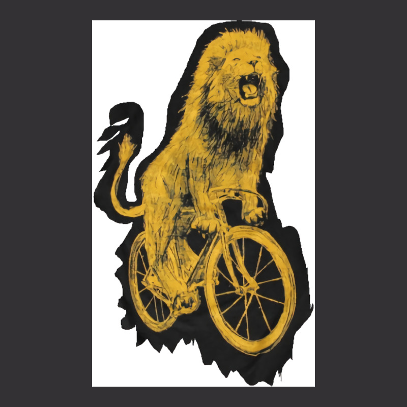 Bicycling Lion Quote Vintage Hoodie | Artistshot