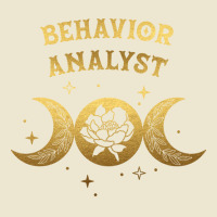 Behavior Analyst Boho Moon Wild Rose Golden Design Cropped Hoodie | Artistshot