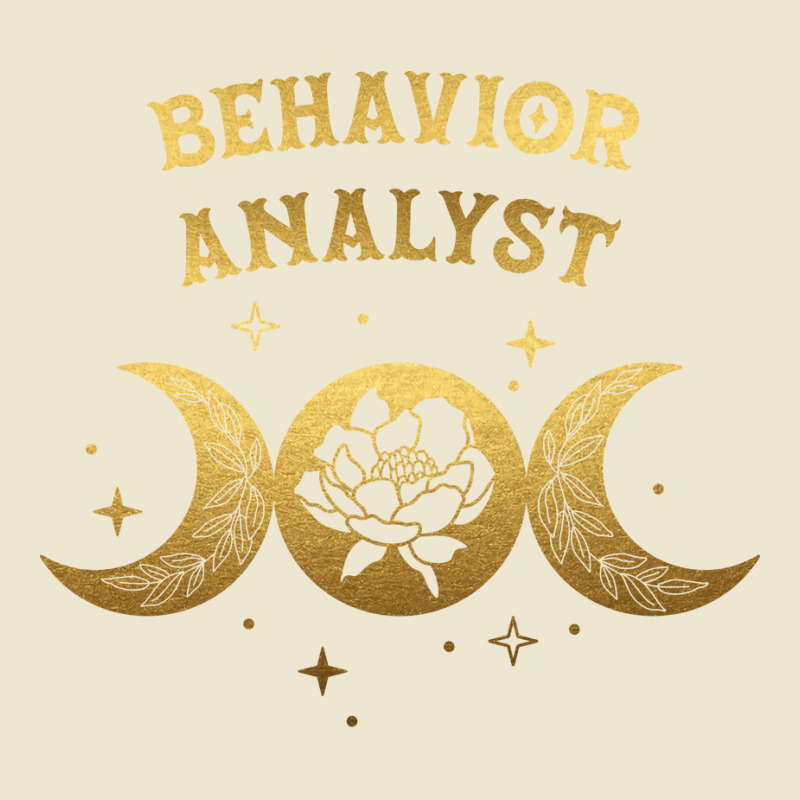 Behavior Analyst Boho Moon Wild Rose Golden Design Cropped Hoodie by taggedantesh | Artistshot