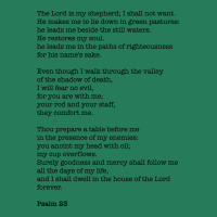 Psalm 23 70s T-shirt | Artistshot