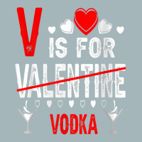 Vodka Is My Valentine Funny Valentine's Day Drinki Unisex Sherpa-lined Denim Jacket | Artistshot