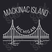 Mackinac Island Michigan Unisex Sherpa-lined Denim Jacket | Artistshot