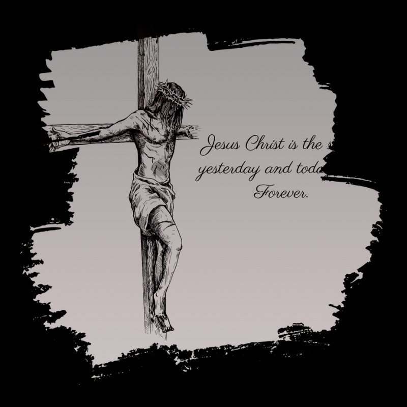 Jesus Christ Is The Same Bible Verses Cropped Sweater by klinckbedoreh | Artistshot