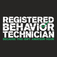 Registered Behavior Technician Behavior Analyst Gi Ladies Fitted T-shirt | Artistshot