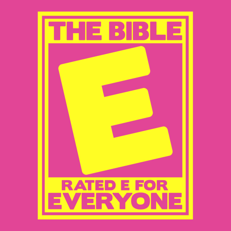 The Bible Rated E For Everyone Trending T-Shirt by labineskatesr | Artistshot