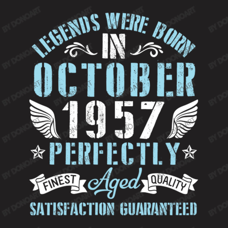 Happy Birthday 63 Years Old Legends Were Born In O T-shirt | Artistshot