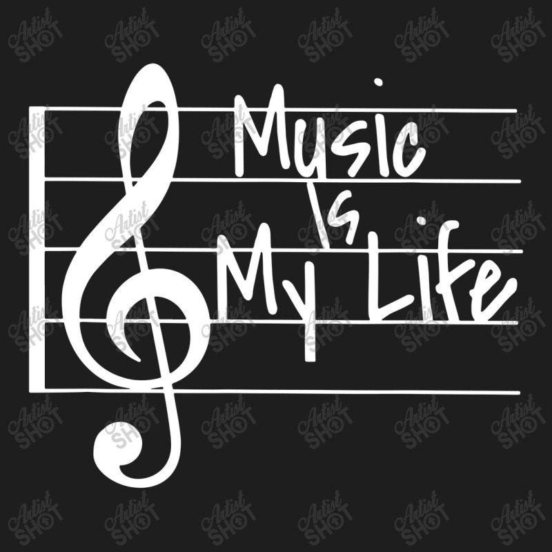 Music Is My Life Musical Note Classic T-shirt by skw art | Artistshot