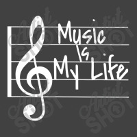 Music Is My Life Musical Note Vintage T-shirt | Artistshot