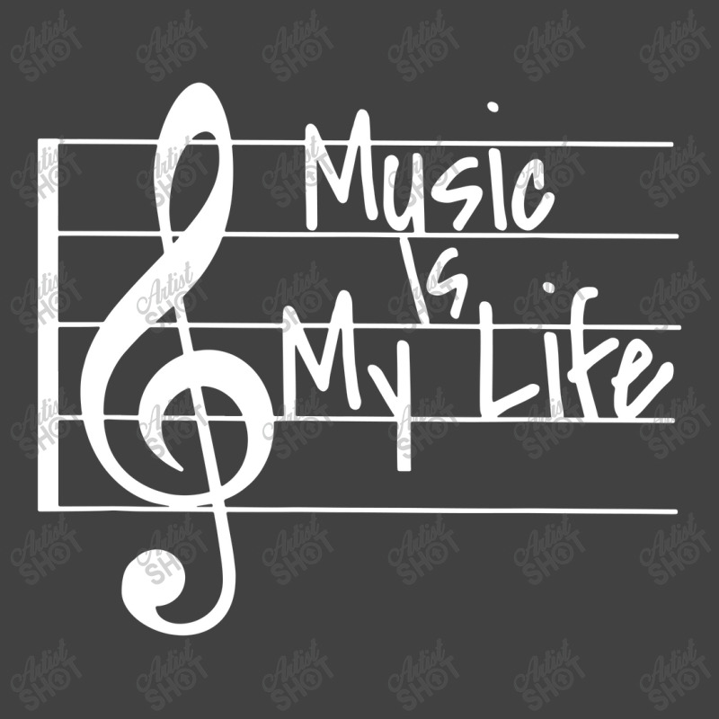 Music Is My Life Musical Note Vintage T-Shirt by skw art | Artistshot