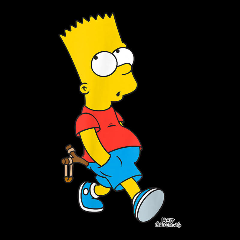 The Simpsons Bart Simpson With Slingshot T Shirt Long Sleeve Shirts | Artistshot