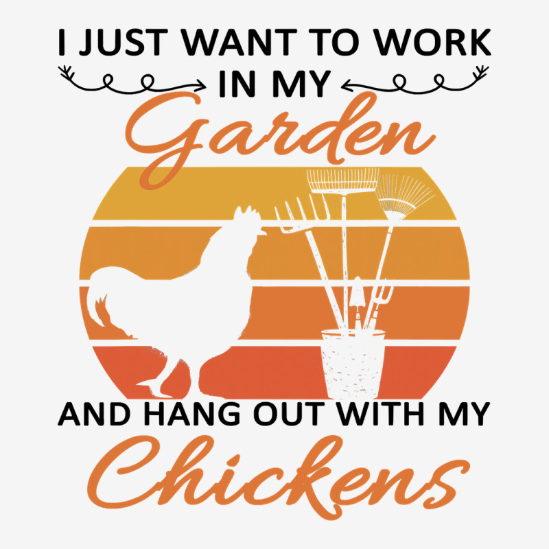 I Just Want To Work In My Garden And Hang Out With Graphic T-shirt by RILEYALLEN | Artistshot