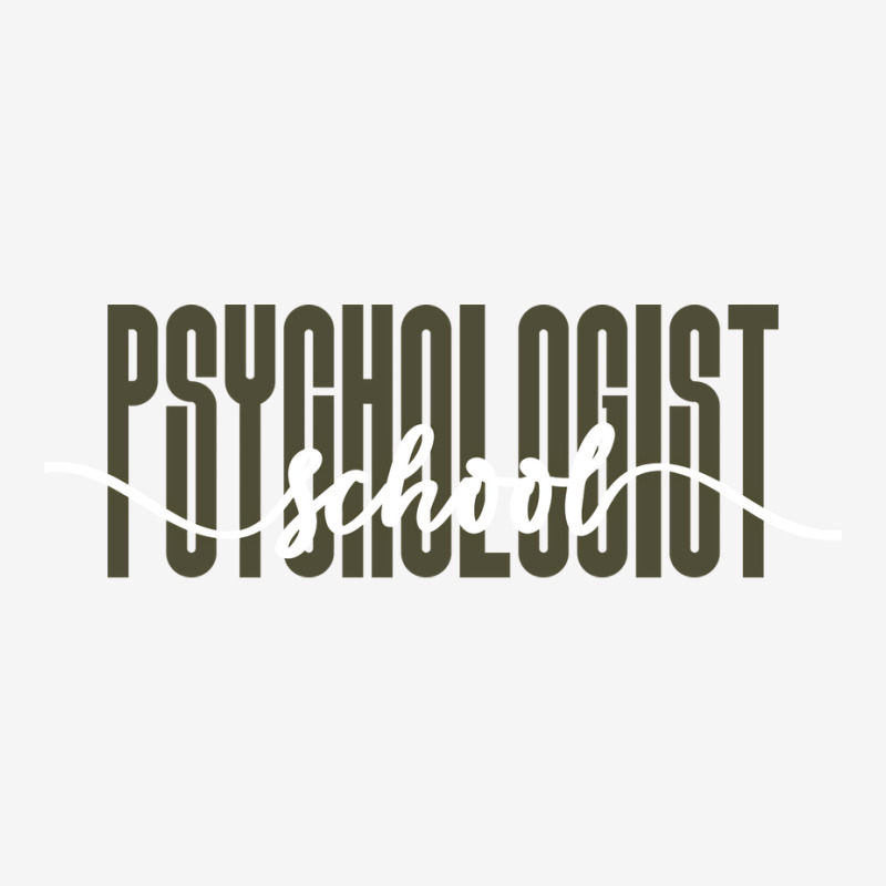 School Psychologist Tall Font Contrast On Dark Des Adjustable Cap by balismuta0 | Artistshot