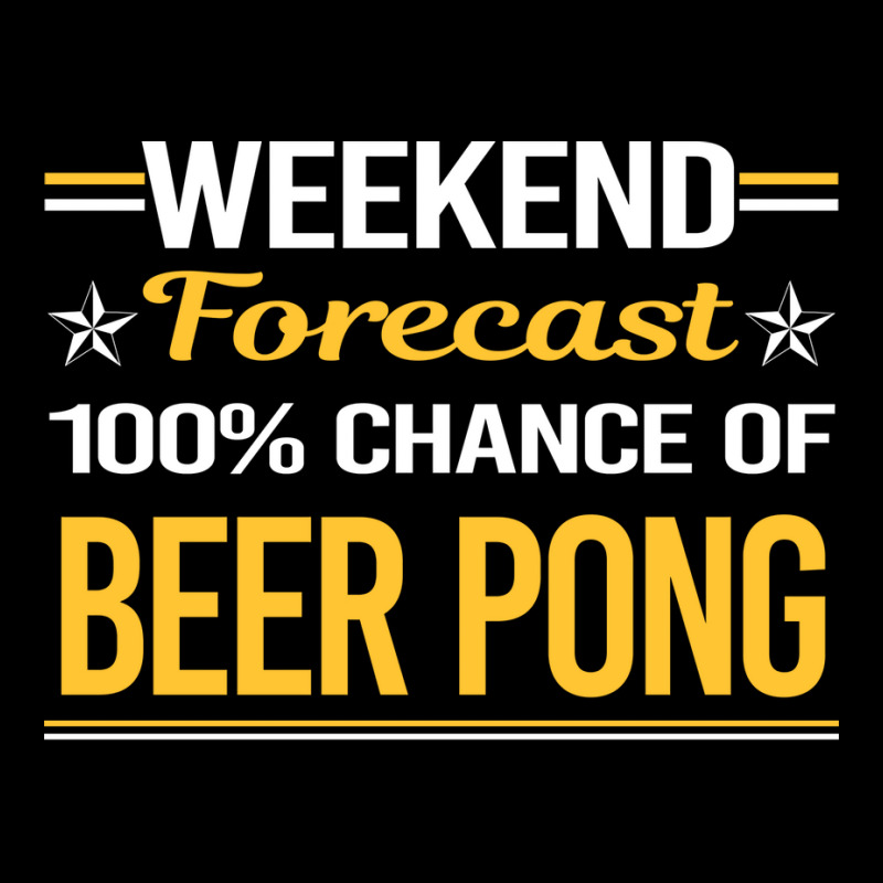 Weekend Forecast 100 Beer Pong Green Lightweight Hoodie by tryggeuserz | Artistshot