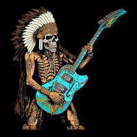 Native American Indian Playing Electric Guitar Roc Lightweight Hoodie | Artistshot