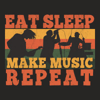 Trending Eat Sleep Soccer Repeat Funny Musician T- Ladies Fitted T-shirt | Artistshot