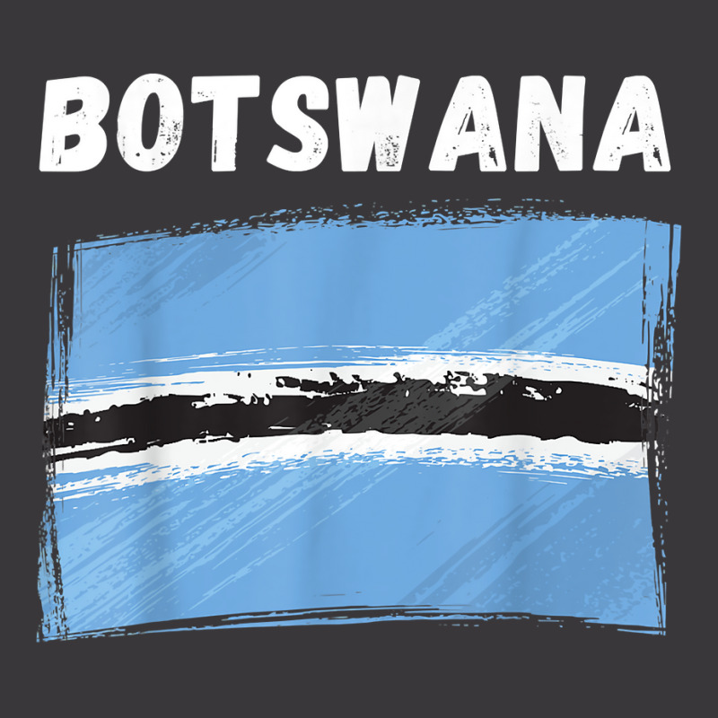 Botswana Flag Vintage Grunge Batswana Flag Botswan Ladies Curvy T-Shirt by ginen | Artistshot