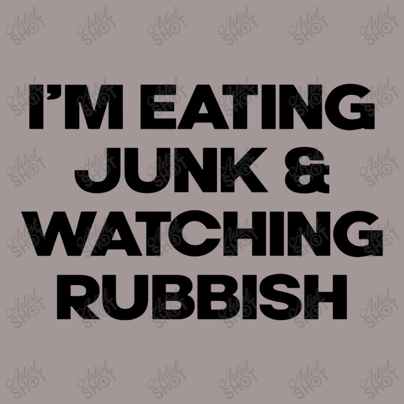 I'm Eating Junk And Watching Rubbish Vintage Short by DebraJJones | Artistshot