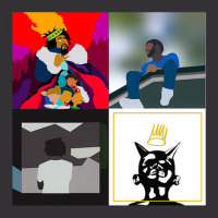 J Cole Minimal Albums 1 Vintage Short | Artistshot