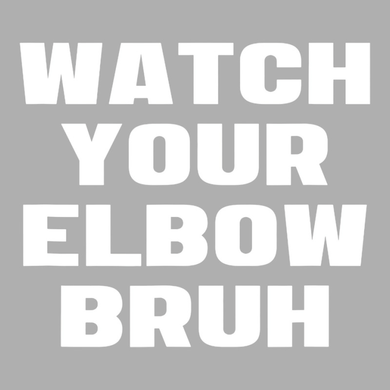 Watch Your Elbow Bruh Funny Beer Pong Referee Fun Ladies Fitted T-Shirt by balismuta0 | Artistshot