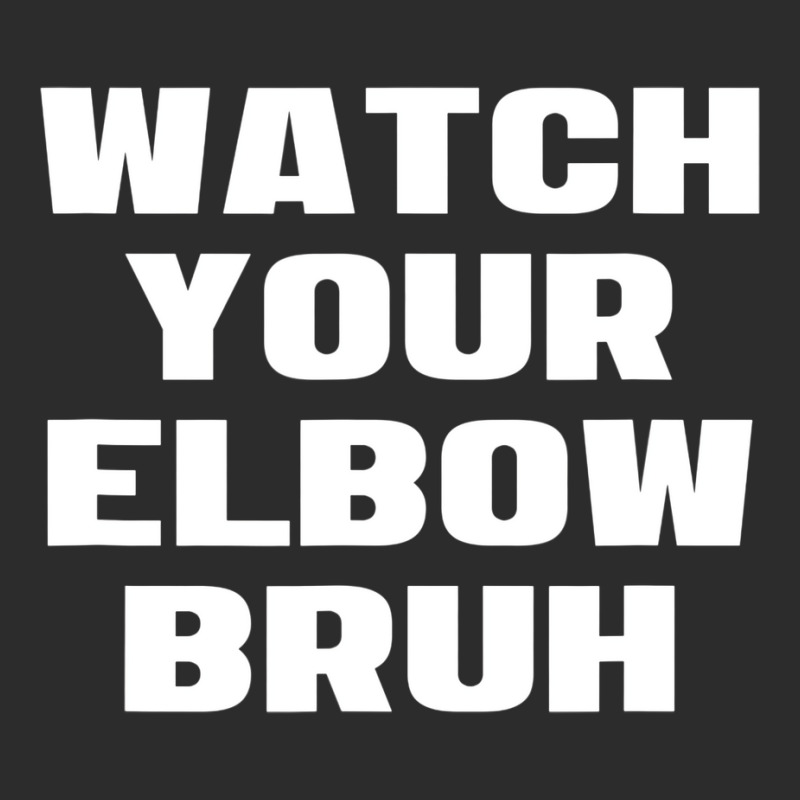 Watch Your Elbow Bruh Funny Beer Pong Referee Fun Cropped Hoodie by balismuta0 | Artistshot