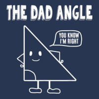 The Dad Angle Is Always Right Funny Geometrys T Sh Ladies Denim Jacket | Artistshot