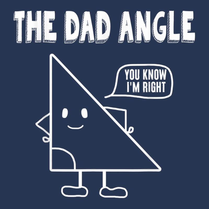 The Dad Angle Is Always Right Funny Geometrys T Sh Ladies Denim Jacket by holden | Artistshot