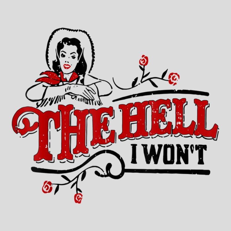 The Hell I Won't Cowboy Hat Western Cowgirls Costu Men's Polo Shirt | Artistshot