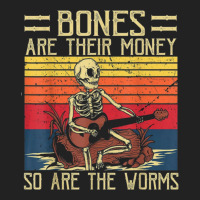 Bones Are Their Money T Shirt Skeleton Playing Gui Backpack | Artistshot