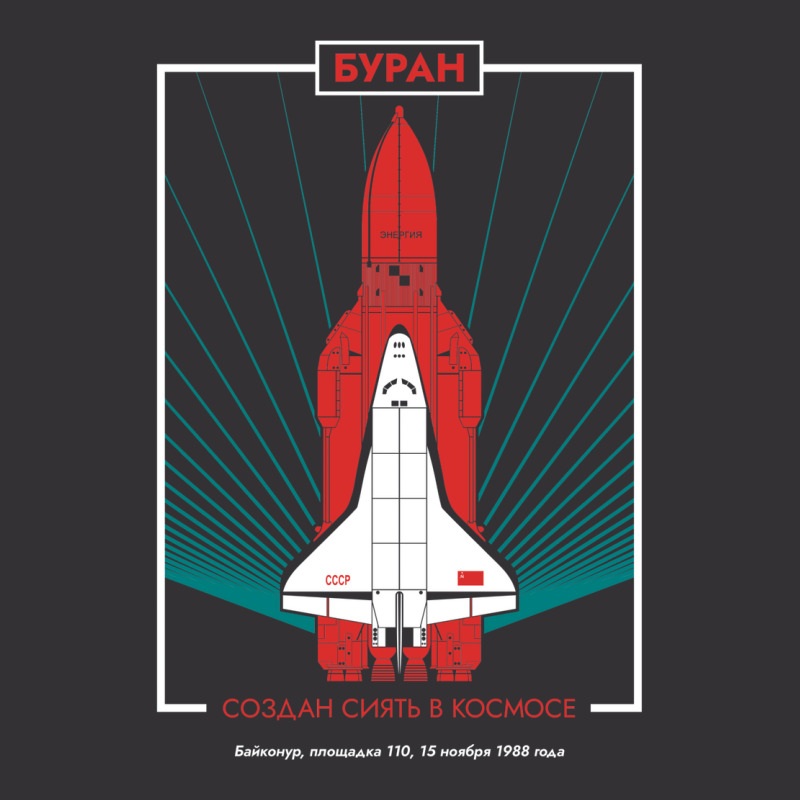 Buran Soviet Shuttle Orbiter Vintage Poster Vintage Hoodie And Short Set | Artistshot