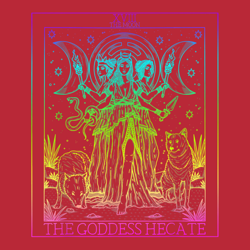 The Goddess Hecate Tarot Card Triple Moon Witch He Women's V-Neck T-Shirt by scrabeck | Artistshot