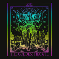 The Goddess Hecate Tarot Card Triple Moon Witch He Scorecard Crop Tee | Artistshot