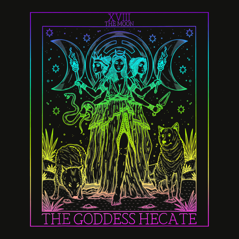 The Goddess Hecate Tarot Card Triple Moon Witch He Scorecard Crop Tee by scrabeck | Artistshot