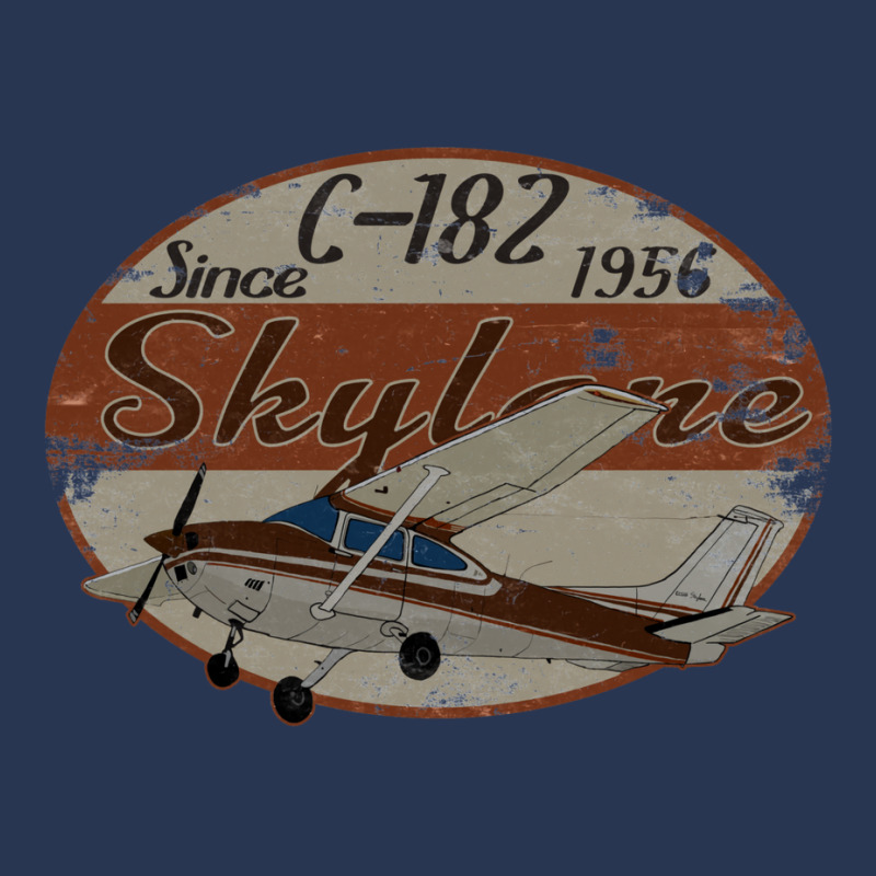 Cessna 182 Skylane Since 1956 Retro Vintage Airpla Men Denim Jacket | Artistshot