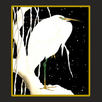 Hot Trend Egret In The Snow Ladies Fitted T-shirt | Artistshot