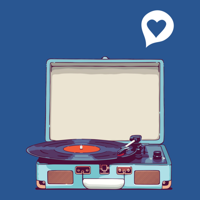 Blue Vinyl Record Player T-Shirt by orsaknerpiob | Artistshot