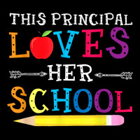 This Principal Loves Her School   Funny Principal Adjustable Cap | Artistshot